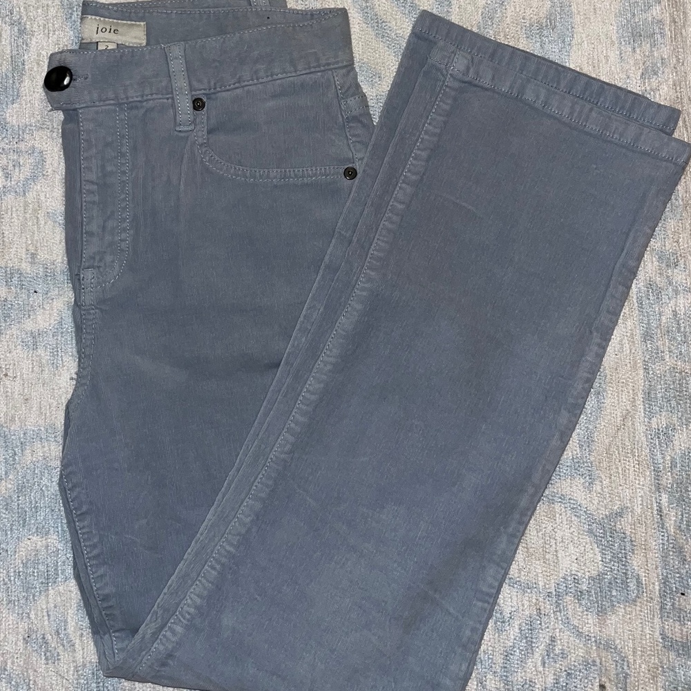 Joie Baby Blue Corduroy  Flared Pants